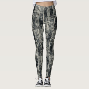 Leggings Polainas de la impresión de la salida de incendios