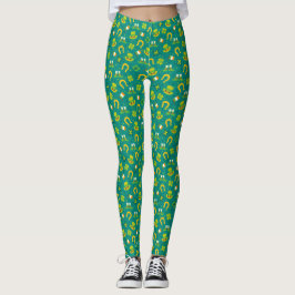 Leggings Polainas de la impresión del día de San Patricio