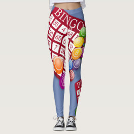 Leggings Polainas de la impresión del diseño de tarjetas