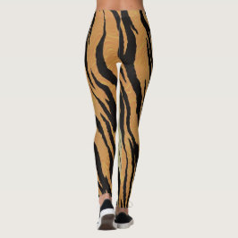 Leggings Polainas de la impresión del tigre