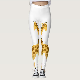 Leggings Polainas de la jirafa