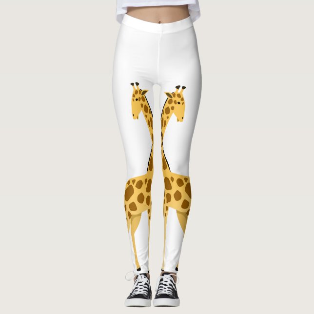 Leggings Polainas de la jirafa (Anverso)