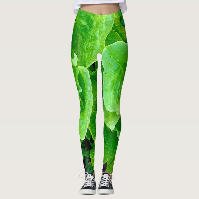 Leggings Polainas de la lechuga (Anverso)