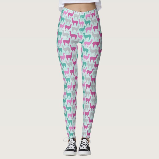 Leggings Polainas de la llama (Anverso)