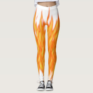 Leggings Polainas de la llama