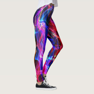 Leggings Polainas de la llama del arco iris