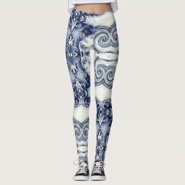 Leggings Polainas de la onda de marea