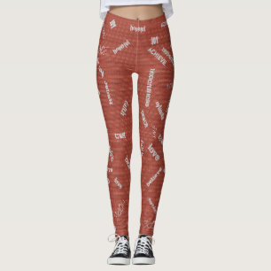 Leggings Polainas de la pintada para el estímulo