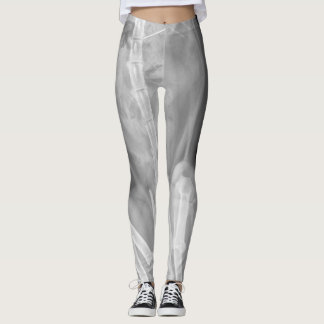 Leggings Polainas de la radiografía del gato