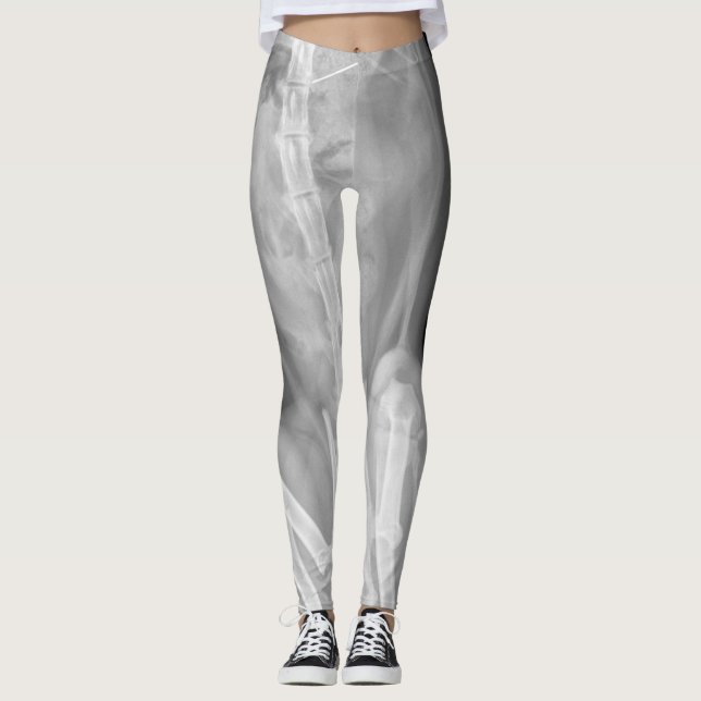 Leggings Polainas de la radiografía del gato (Anverso)