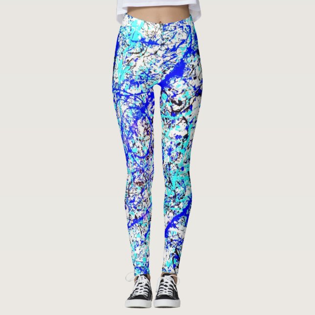 Leggings Polainas de la ráfaga de la aptitud de Paintball (Anverso)
