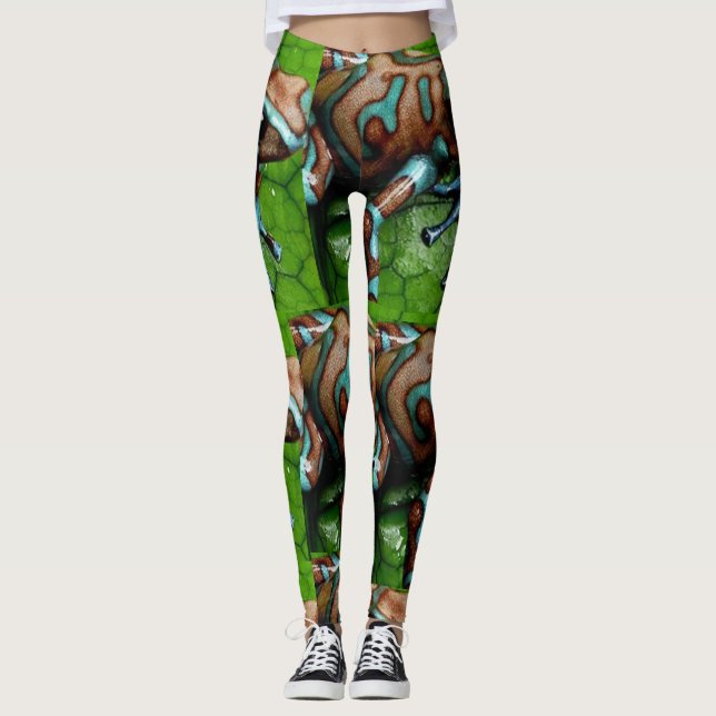 Leggings Polainas de la rana del PARQUE ZOOLÓGICO de (Anverso)