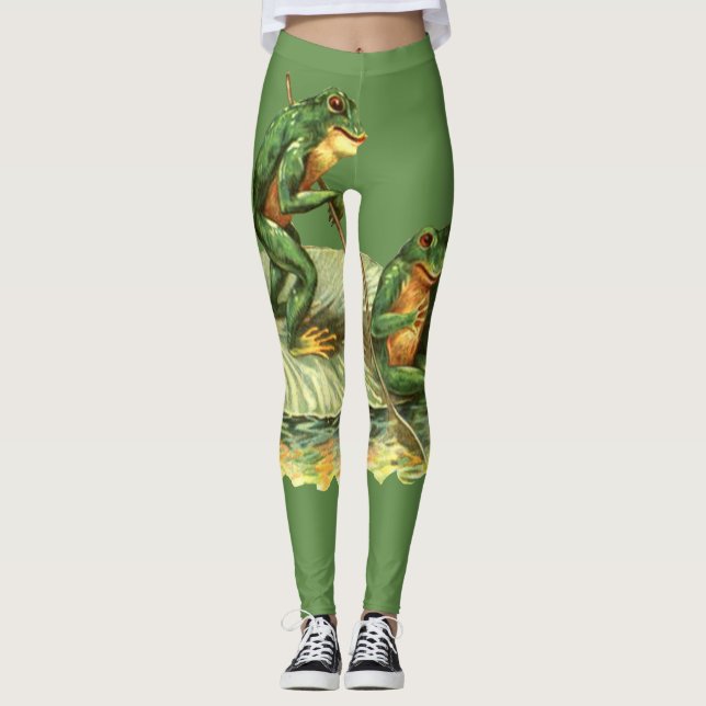 LEGGINGS POLAINAS DE LA RANA VERDE (Anverso)