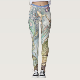 Leggings Polainas de la rana y del iris