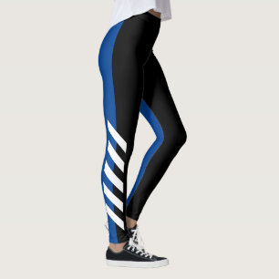 Leggings Polainas de la raya de Black'n'Blue