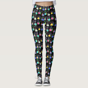 Leggings Polainas de la reacción de la química