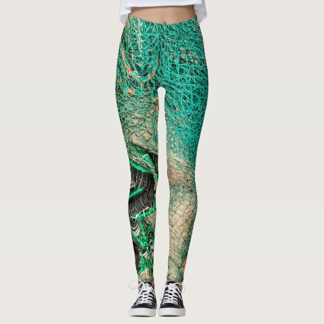 Leggings Polainas de la red (Anverso)