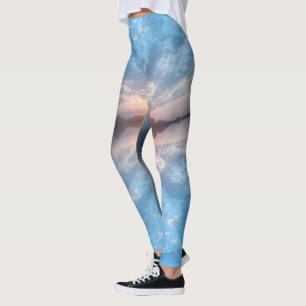 Leggings Polainas de la salida del sol