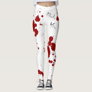 Leggings Polainas de la salpicadura de la sangre