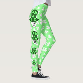 Leggings Polainas de la seta de St Patrick