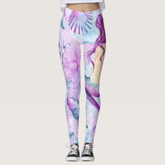 Leggings Polainas de la sirena, polainas para mujer,