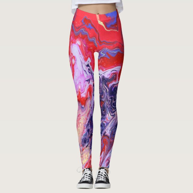 Leggings Polainas de la sociedad una de Red Hat (Anverso)