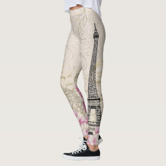 Leggings Polainas de la torre Eiffel