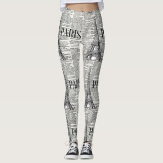 Leggings Polainas de la torre Eiffel de París