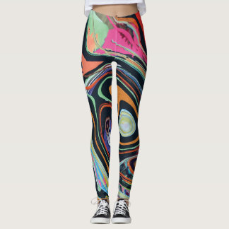 Leggings Polainas de la torsión de la galaxia