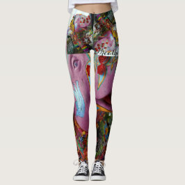 Leggings Polainas de la yoga de la paz del elefante