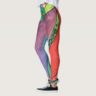Leggings Polainas de la yoga del iris de CALactive