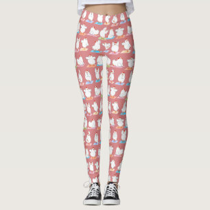 Leggings Polainas de la yoga del pollo