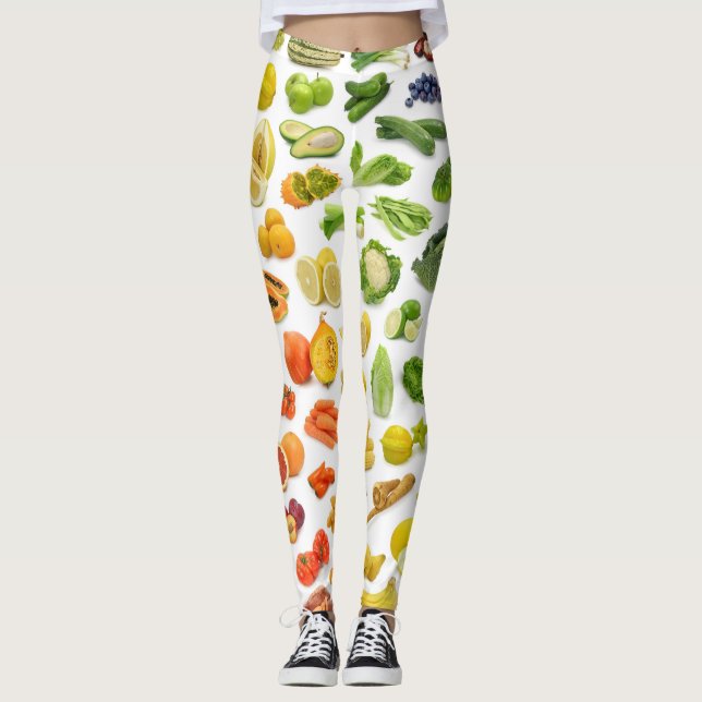 Leggings POLAINAS de las frutas y verduras - GUAY ESTUPENDO (Anverso)