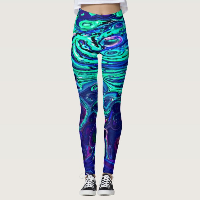 Leggings Polainas de las noches estrelladas (Anverso)