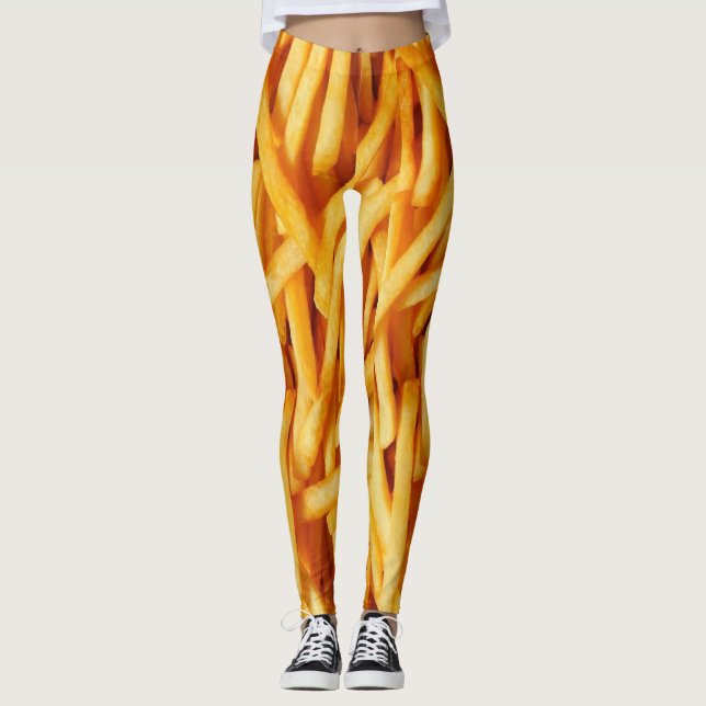 Leggings Polainas de las patatas fritas (Anverso)