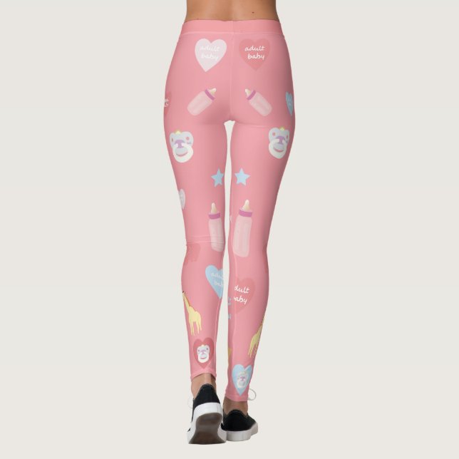 Leggings ¡Polainas de las polainas ABDL del bebé/Supercute (Reverso)