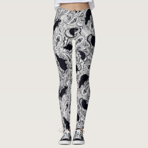 Leggings Polainas de las ratas de Paisley
