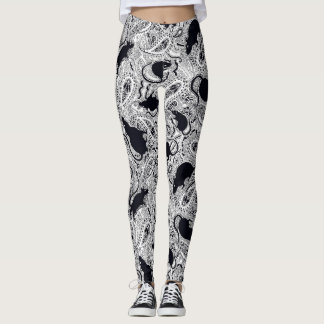 Leggings Polainas de las ratas de Paisley