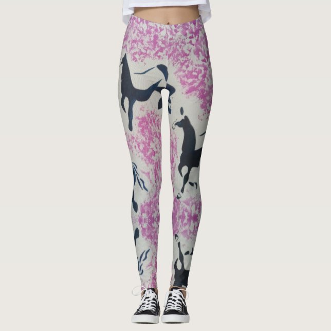 Leggings Polainas de los caballos (Anverso)