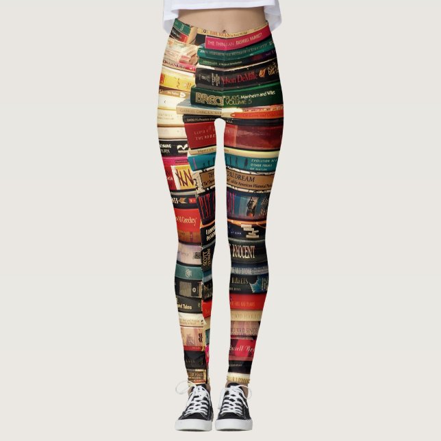 Leggings Polainas de los libros (Anverso)