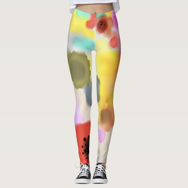 Leggings Polainas de los pétalos (Anverso)