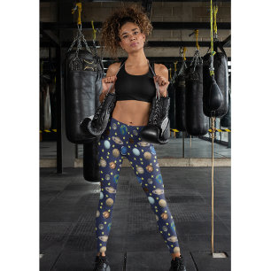 Leggings Polainas de los planetas de la Sistema Solar