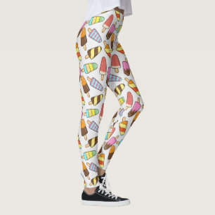 Leggings Polainas de los Popsicles del helado
