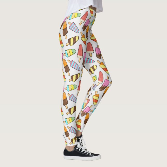 Leggings Polainas de los Popsicles del helado (Derecha)