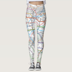 Leggings Polainas de los tubos de Londres