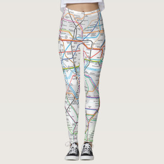 Leggings Polainas de los tubos de Londres