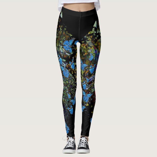 Leggings Polainas de los Veggies de la fritada del Stir (Anverso)