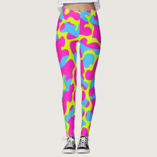 Leggings Polainas de neón de Camo