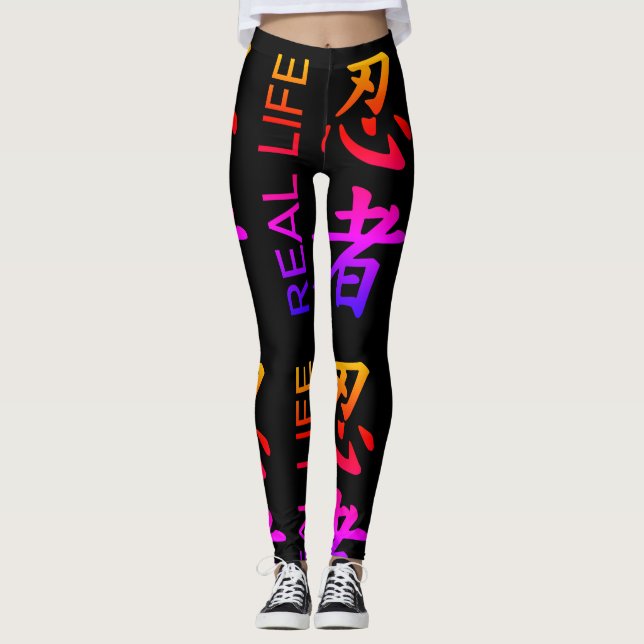 Leggings Polainas de "Ninja" de la vida real (Anverso)