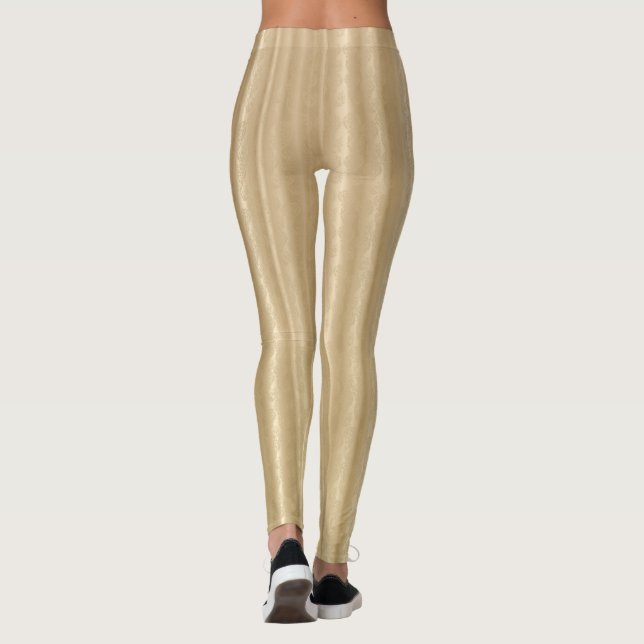Leggings Polainas de oro del reflejo (Reverso)